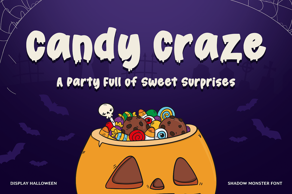 SHADOW MONSTER - Halloween Font, a Handwritten Font by Mozatype (Photo 8 of 10)