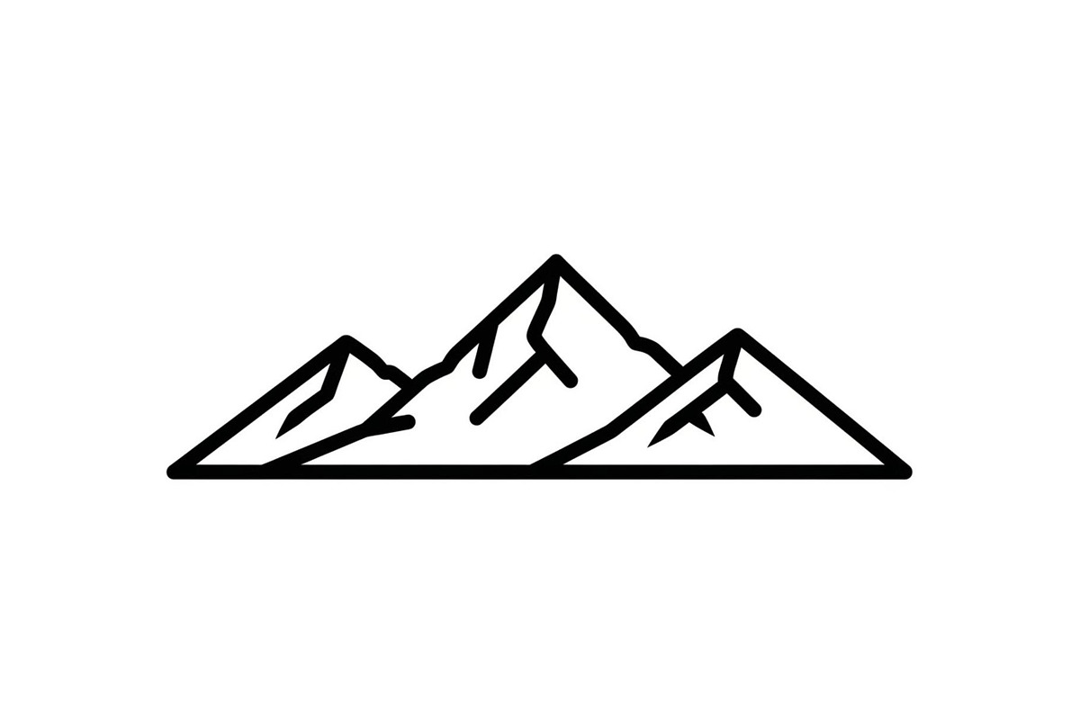 50 Mountain Landscape Silhouette Bun, an Illustration by Designer_Momina (Photo 44 of 51)