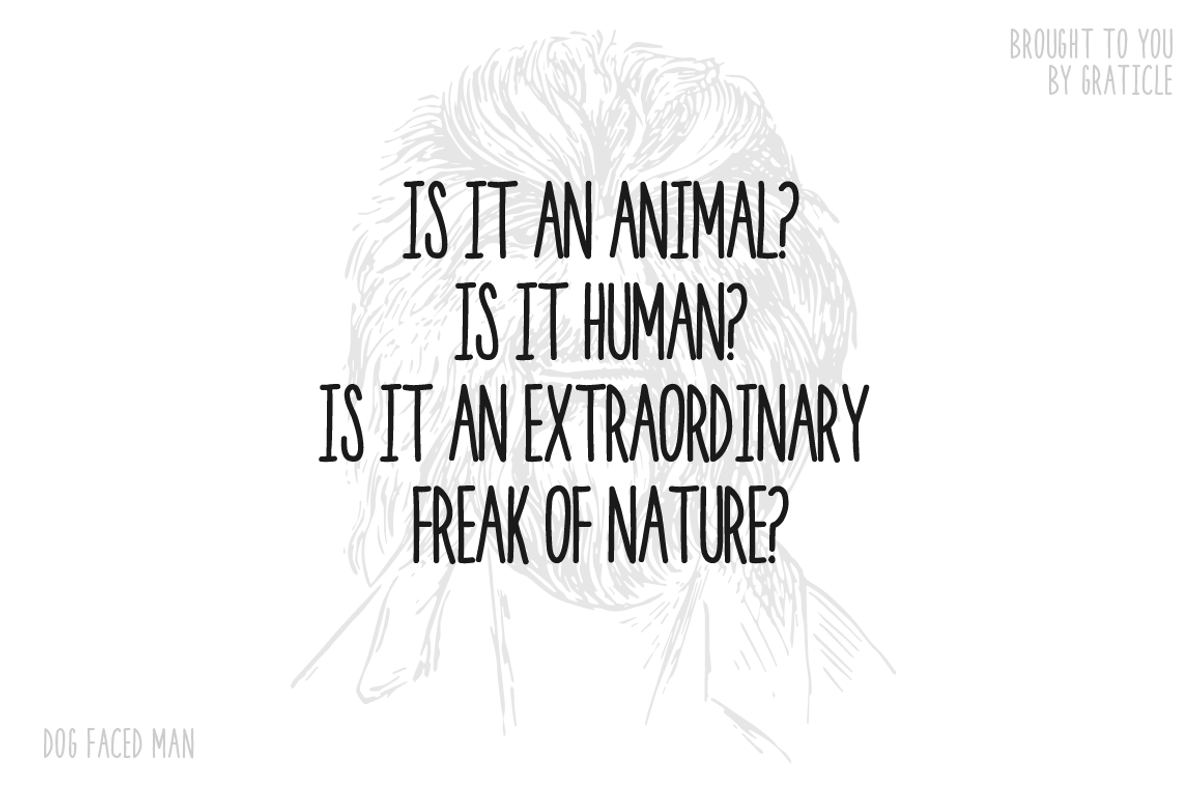 Dog Faced Man Font - Handwriting preview 2