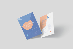 5x7 Vertical Invitation Card Mockups