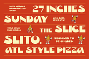 Bold Rounded for Pizza — Slito Font, a Font by roomspace creative lab (Thumbnail 2 of 10)