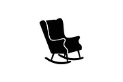 Rocking Chair Silhouette Bundle, an Illustration by Designs_River (Thumbnail 11 of 51)