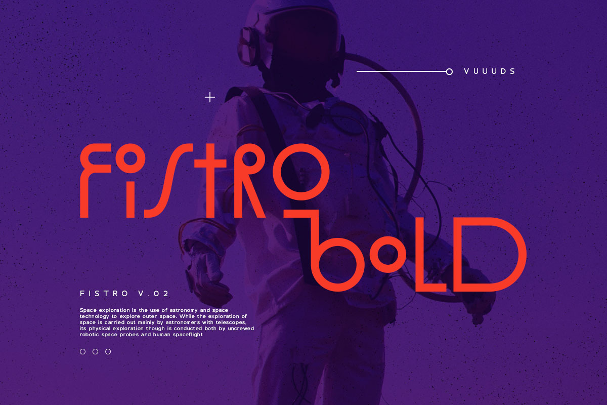 Fistro Bold, a Font by vuuuds (Photo 1 of 12)