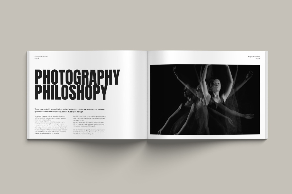 Photographer Portfolio Landscape, a Brochure Template by Pixelpick (Photo 3 of 9)