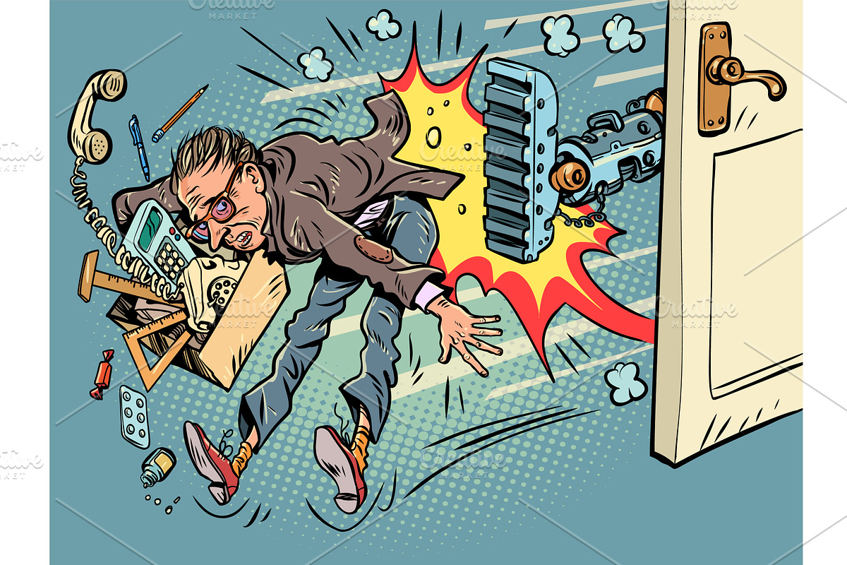 Artificial intelligence is, a Person Illustration by rogistok