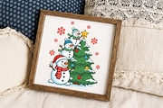 Cute Christmas Snowman Png, an Illustration by Libby Wishes (Thumbnail 6 of 6)