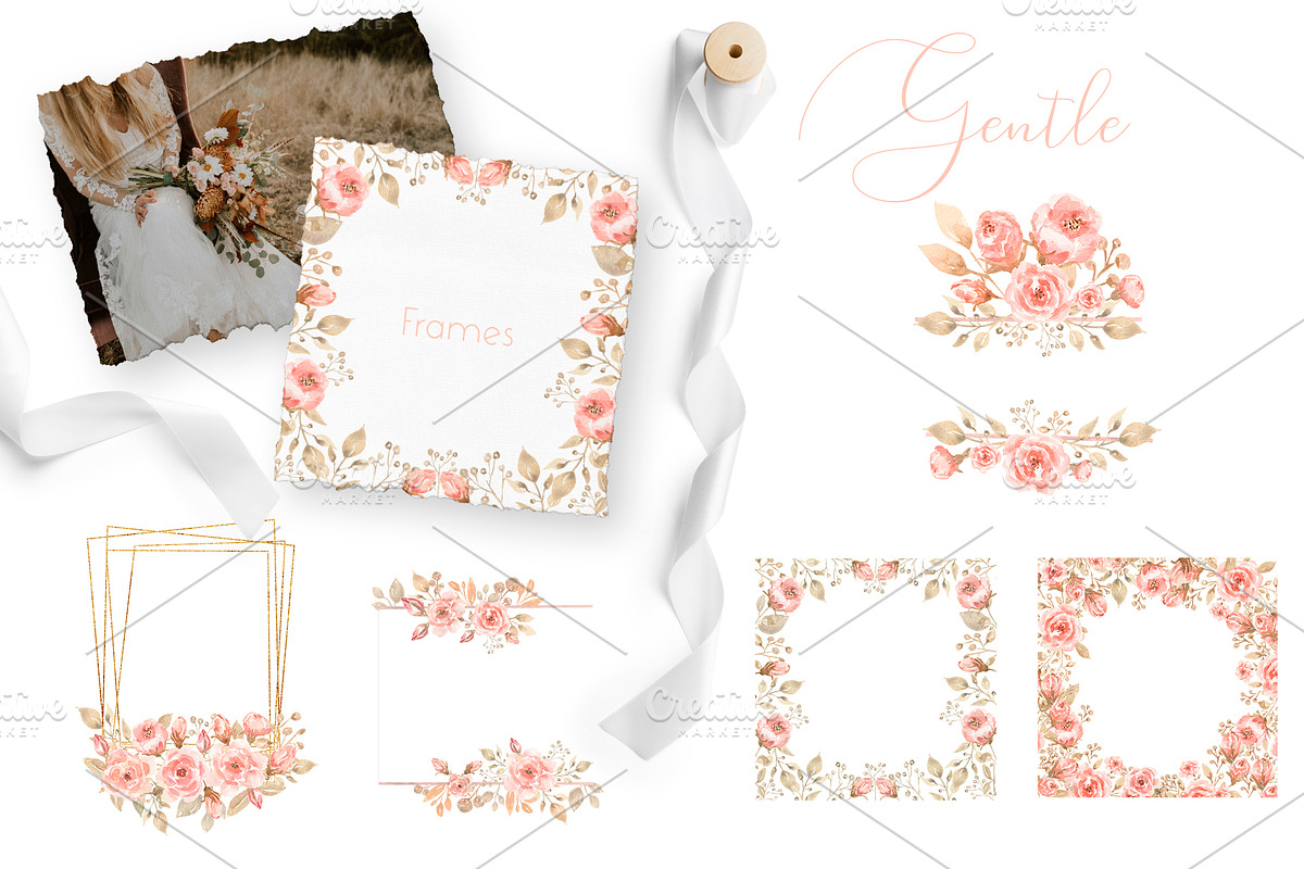 Gentle Bouquet, a Decorative Illustration by MayaNavits (Photo 6 of 15)