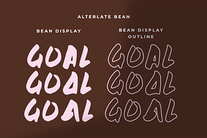 Clean Marker Font Brush Bean