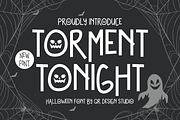 Torment Tonight - Halloween Font, a Handwritten Font by QR Design Studio (Thumbnail 1 of 6)