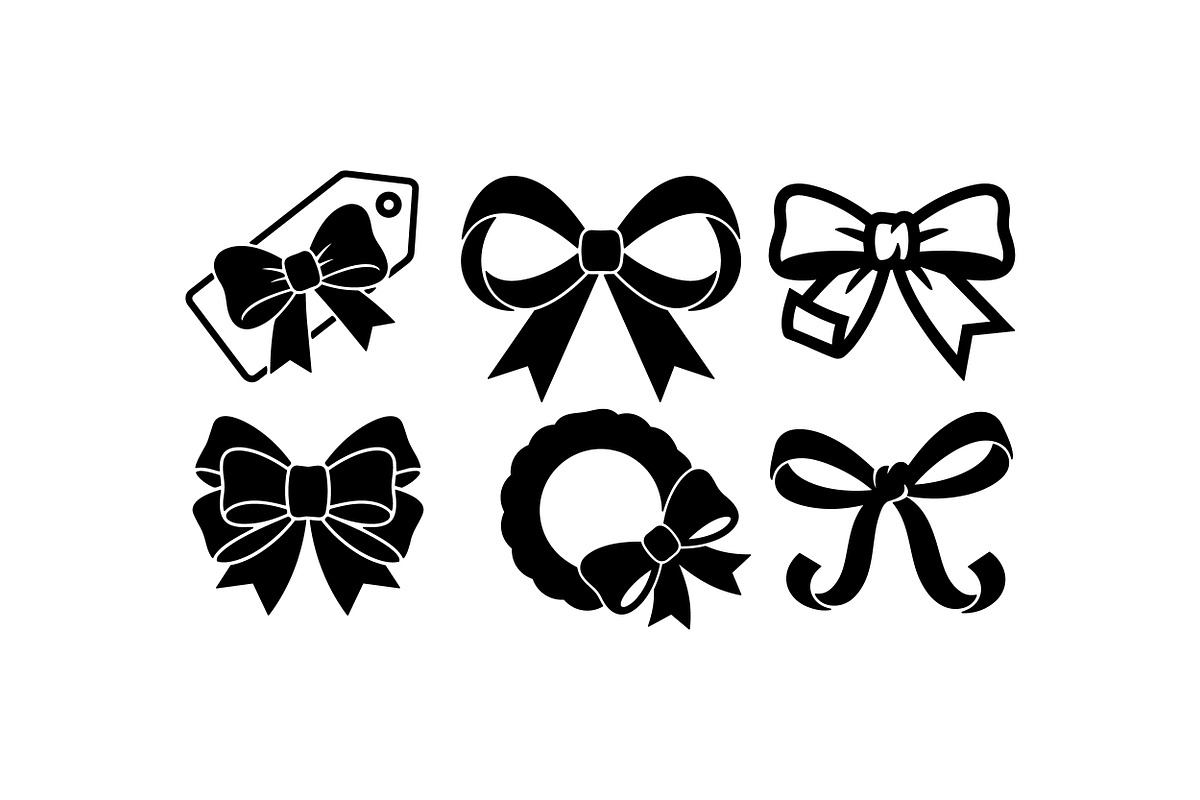 Elegant Ribbon Bow Clipart, an Illustration by designvectx (Photo 3 of 3)