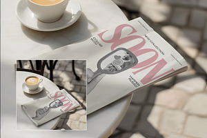 Newspaper Cafe Mockup SC012 - 01