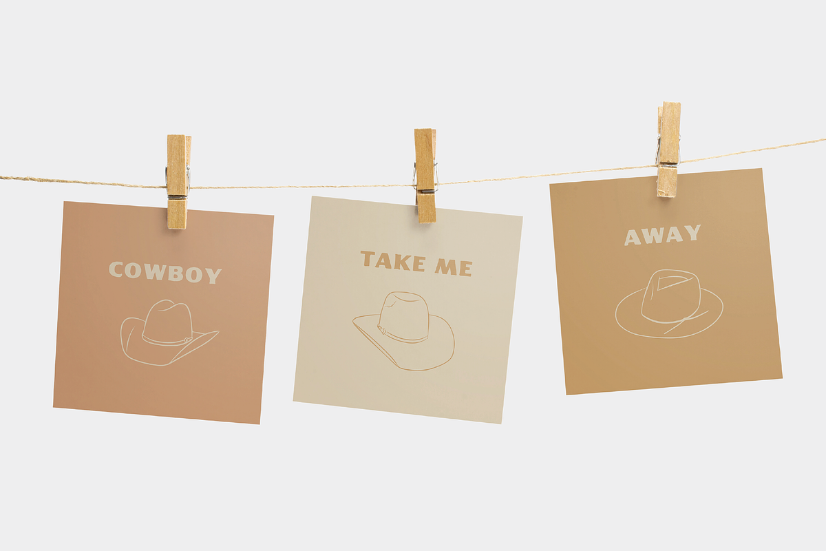 Cowboy Hats - Western Illustrations, an Illustration by Kellie Lynn Media (Photo 2 of 6)