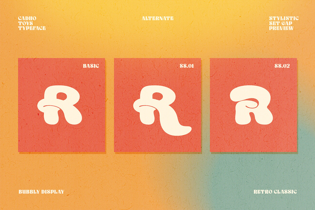Cadho Toys Font, a Symbol Font by alit design (Photo 2 of 25)