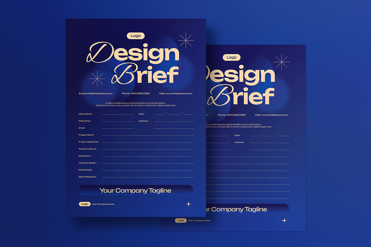 Design Brief US Letter, a Flyer Template by graphicook (Photo 1 of 2)