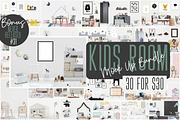 30 for $30 Kids Room MockUps + BONUS, a Product Mockup by Whimsicality (Thumbnail 1 of 43)