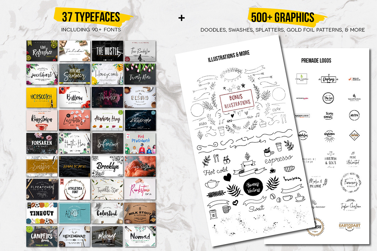Premium Font Bundle preview 2