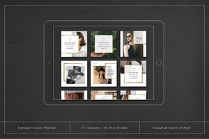GOLDEN Instagram Carousel