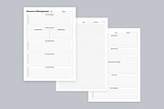 Generic Planning Pages Set V-11, a Stationery Template by shahsoft (Thumbnail 2 of 3)