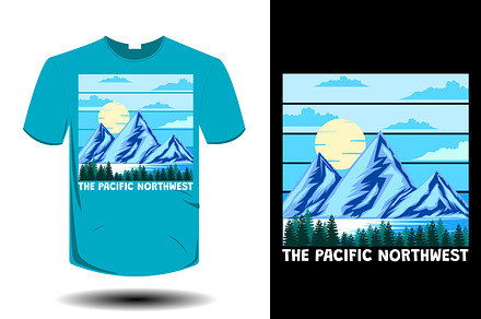 The pacific northwest t shirt design