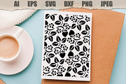Stencil Strawberry pattern, a Seasonal Illustration by MARYCRAFTIRIA (Thumbnail 3 of 3)