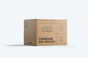 Cardboard Box Mockup