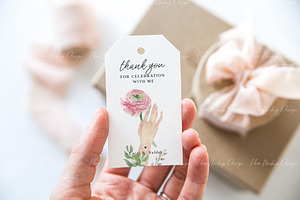 Gift Tag Mockup,Favor Tag Mockup, 1