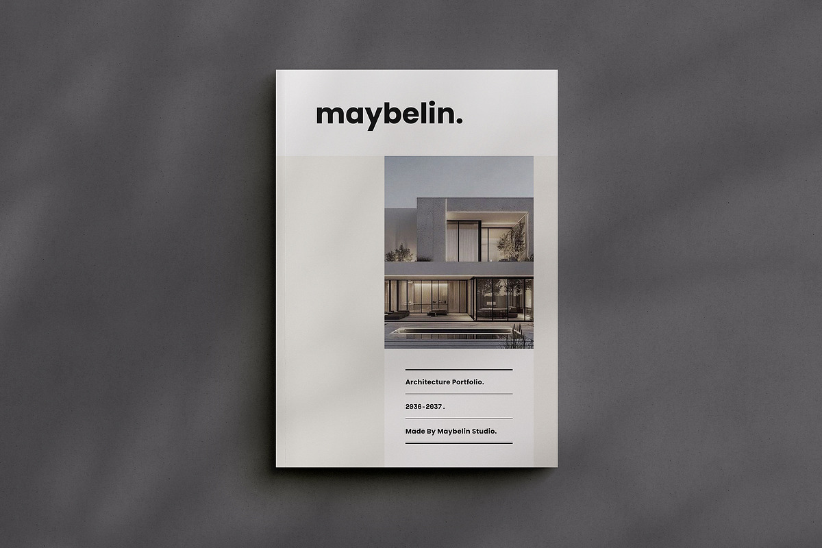 Architecture Portfolio Template, a Brochure Template by Occy Design (Photo 1 of 7)