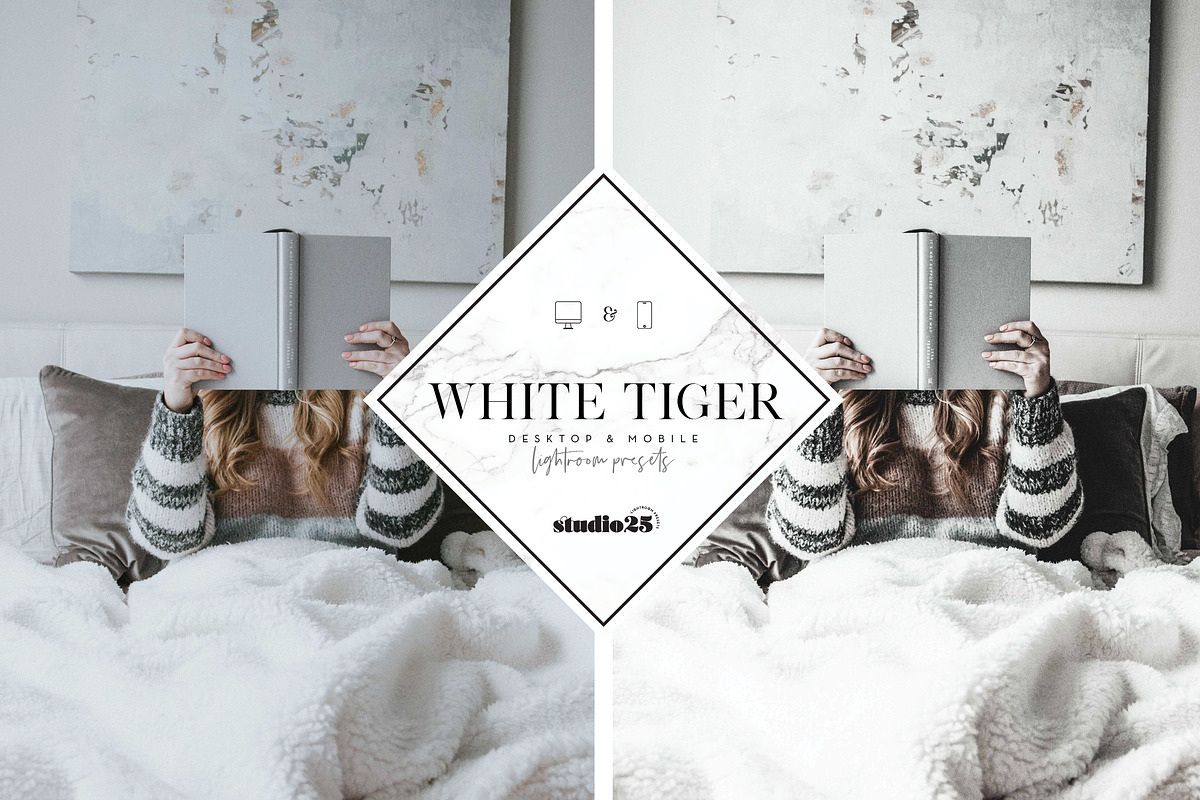 Bright white blogger preset preview 4