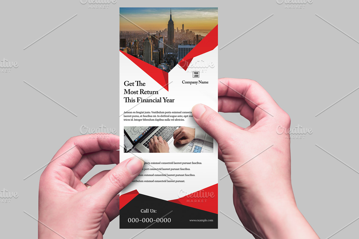 Business Rack Card V06, a Flyer Template by Template Shop (Photo 2 of 3)