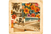Collaged Tropical Vintage Photo, an Empty State Illustration by Sharon Schwalbe (Thumbnail 4 of 5)