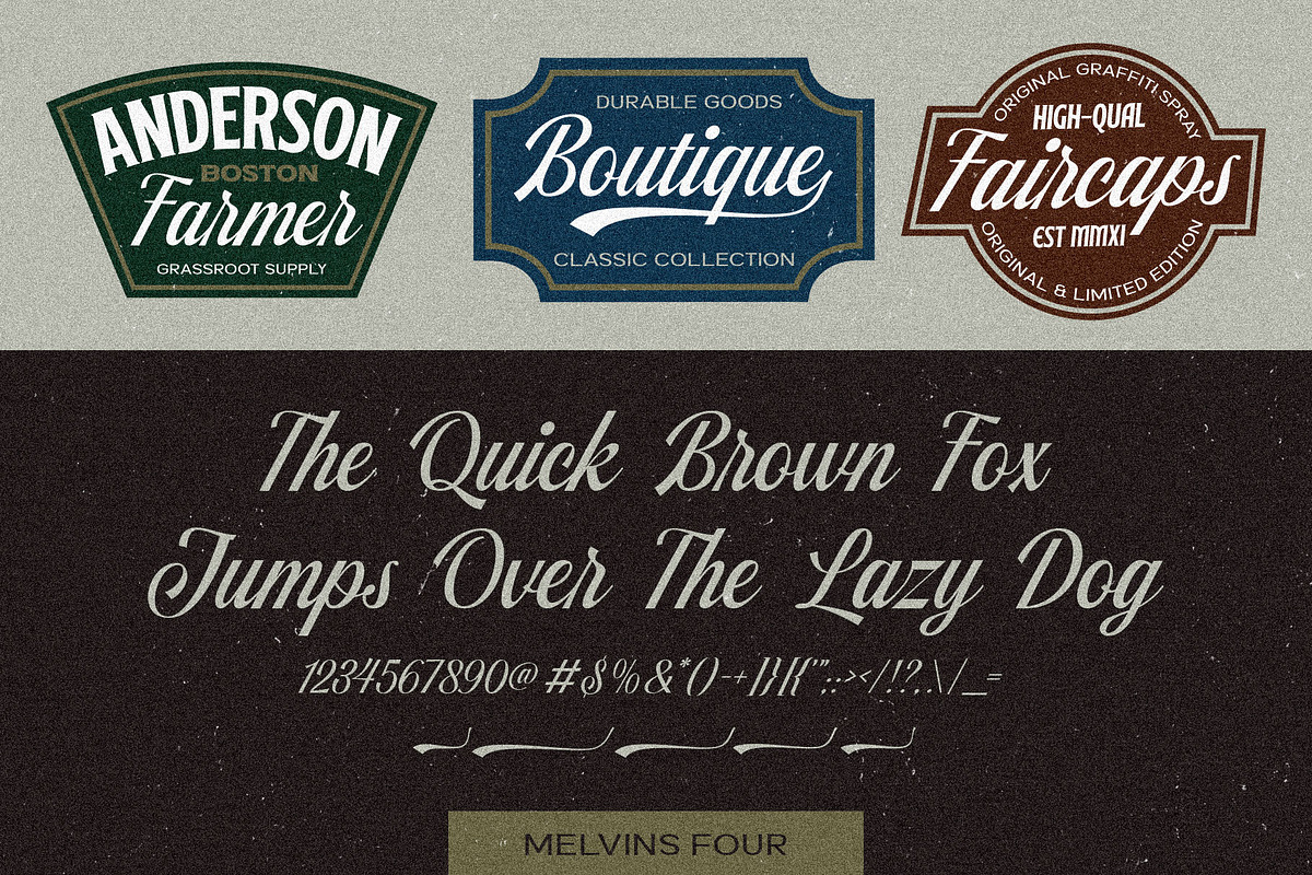 Melvins - Font Set, a Serif Font by Arterfak Project (Photo 9 of 12)