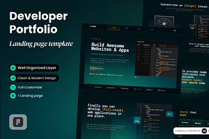 Developer Portfolio Landing Page