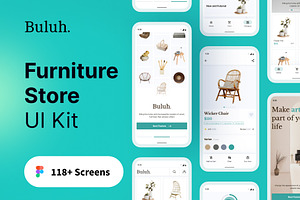 Buluh - Furniture Shop App UI Kit, a Templates & Theme by hiddemaru