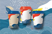 Fish & Sea Restaurant Brand Kit, a Branding & Logo Template by Schumacher Shop (Thumbnail 2 of 12)