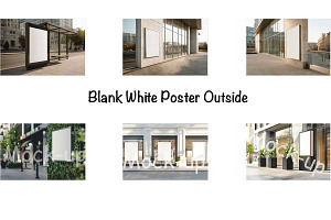 Blank Street City Sign Poster Mockup, a Marketing Template by VetalStock