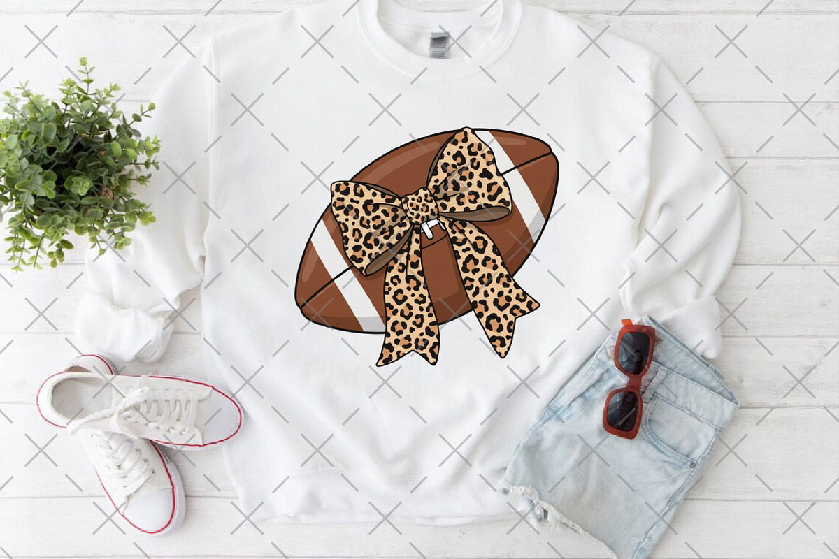 Coquette Football Bow PNG, an Illustration by Craft Nest (Photo 5 of 6)