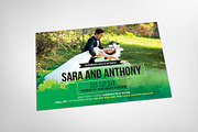 Wedding Invitation Postcard Template, a Card Template by graphicforest (Thumbnail 3 of 3)