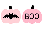 Cute Pink Halloween clipart SVG, an Illustration by IrinaShishkova (Thumbnail 5 of 7)