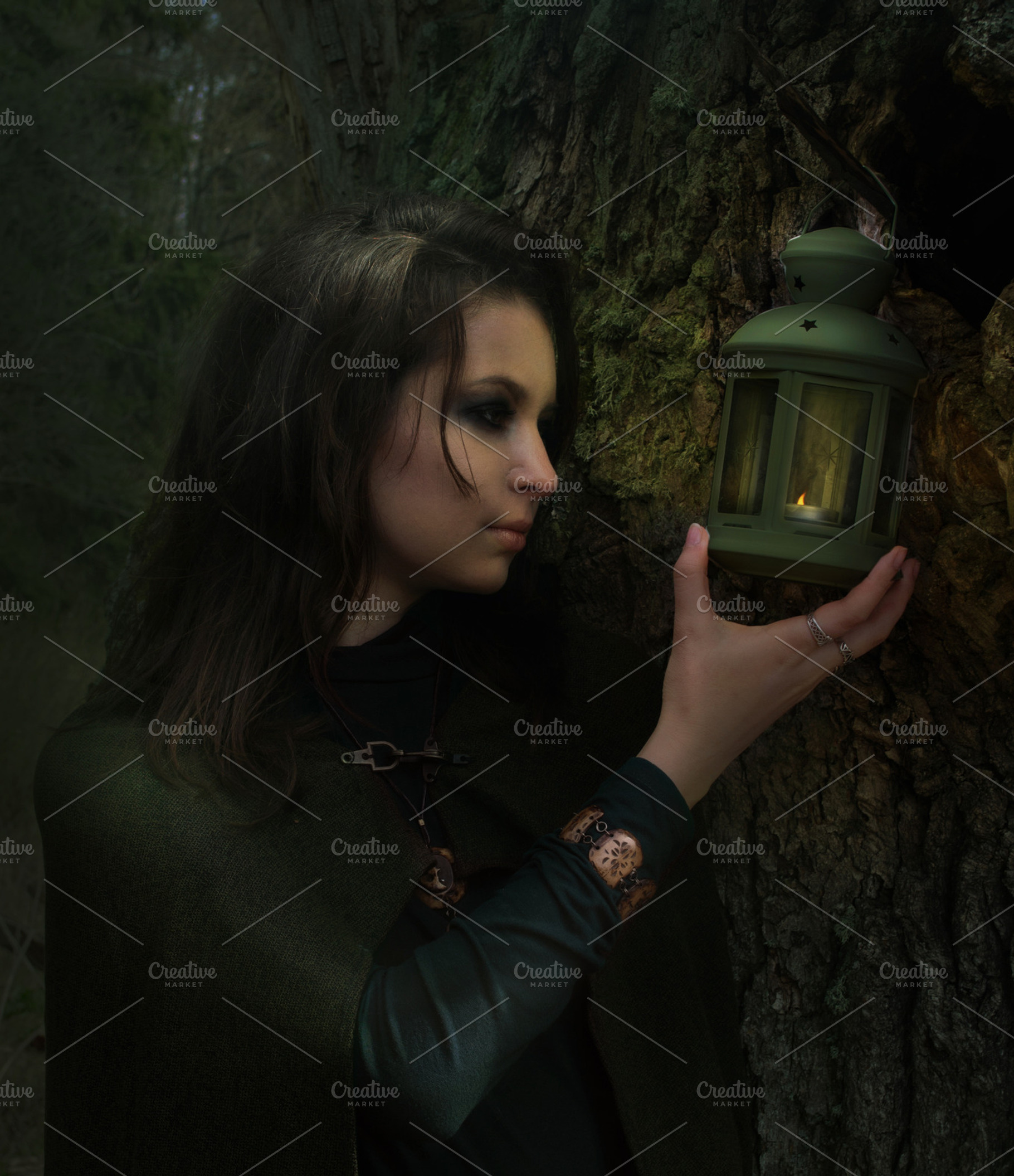 Witch 1 featuring witch, woman, and dark, a Person Photo by Innire
