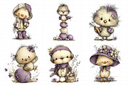 Whimsical Funny Easter Bird Clipart, an Illustration by Daily.Designs (Thumbnail 3 of 7)