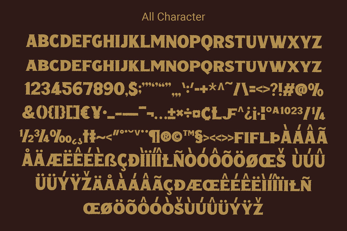 Ginder Rough, a Serif Font by Craft Supply Co. (Photo 3 of 8)