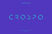 Crospo - Modern Futuristic Typeface
