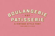 Boulangerie Patisserie, a Sans Serif Font by Komet & Flicker (Thumbnail 1 of 14)