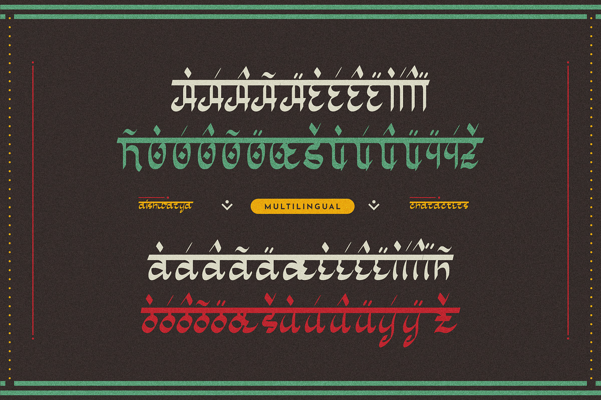 Aishwarya Indian Serif, a Serif Font by infernostudio3 (Photo 10 of 11)
