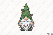 Gnome Christmas Sublimation PNG, an Illustration by CraftArtStudio (Thumbnail 1 of 4)