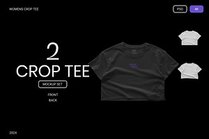 MOKITUP: Womens Crop Tee Mockup