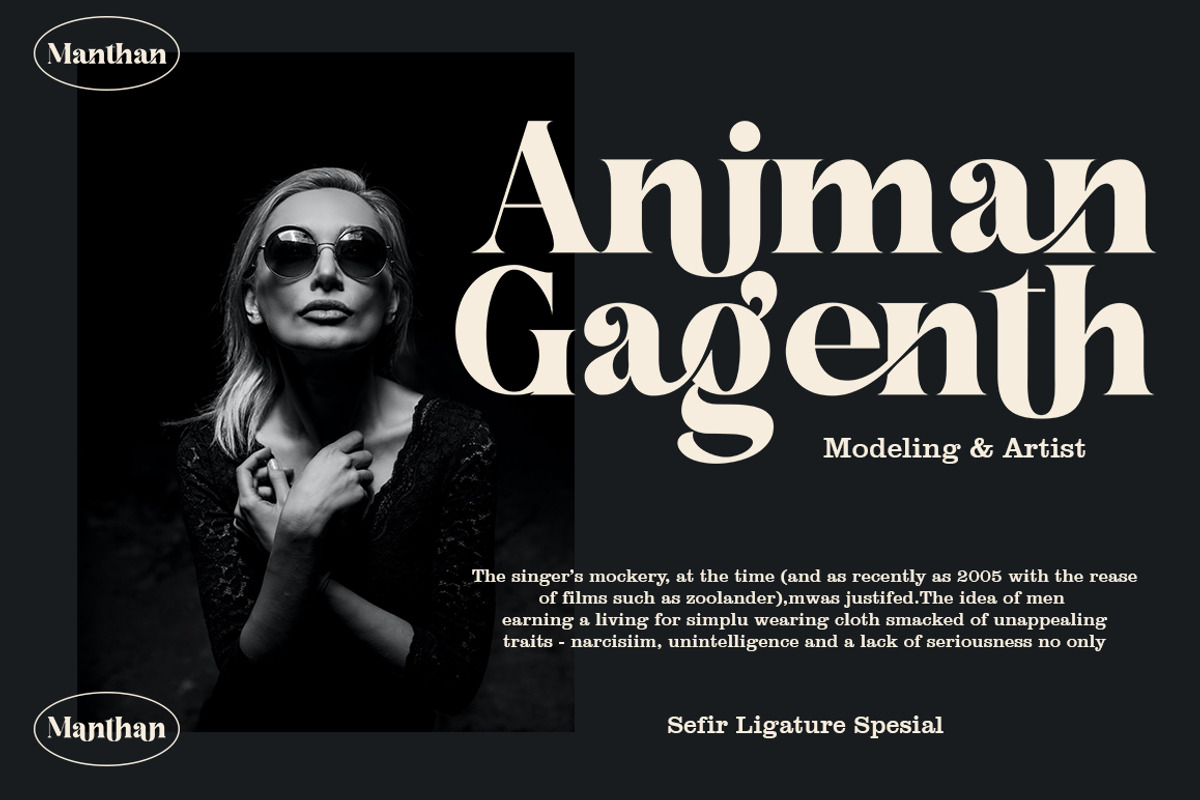 Manthan - Ligature Spesial, a Serif Font by IRF Lab Studio (Photo 4 of 9)
