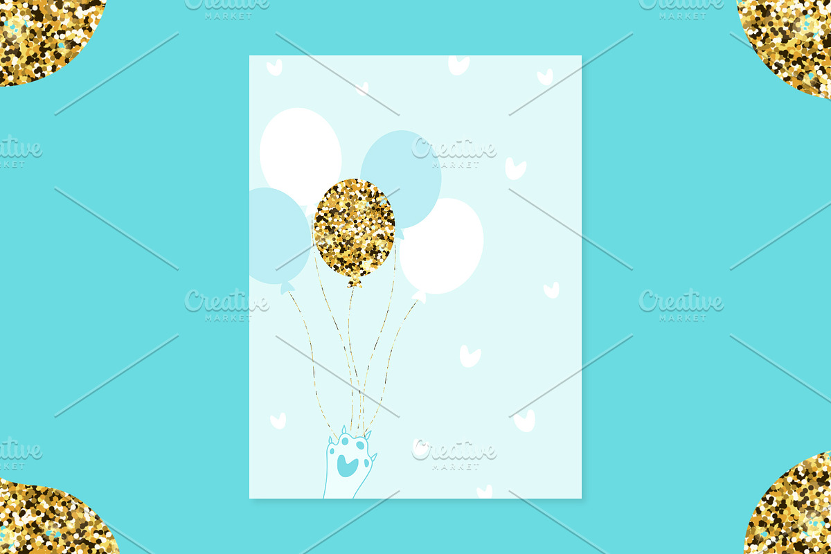 Greeting Card, Invitation, Gift  Tag, an Invitation Template by kh_cat (Photo 6 of 8)