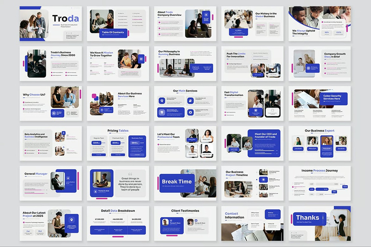Business Introduction Powerpoint, a Presentation Template by Fit-tee (Photo 9 of 10)