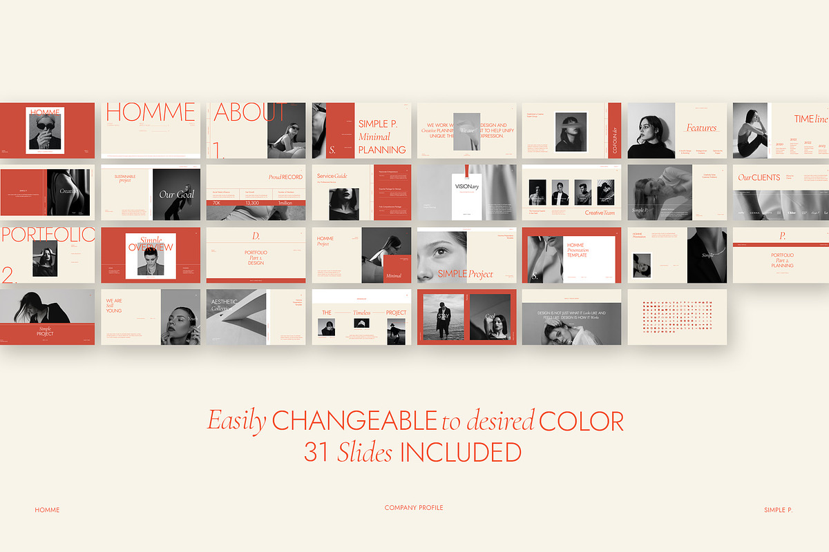 HOMME Company Profile, a Presentation Template by Simple P. (Photo 7 of 10)